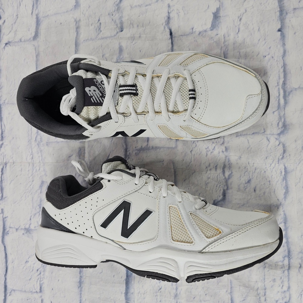 New Balance 519 Cross Training Shoes Mens 11.5 White Navy Grey MX519WG2 Sneakers